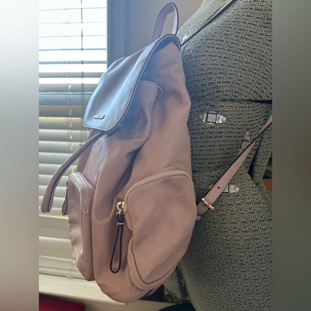 MICHEAL KORS ABBEY BLUSH PINK BACKPACK, STYLE# 35T9GAYB/C - Picture 4 of 10
